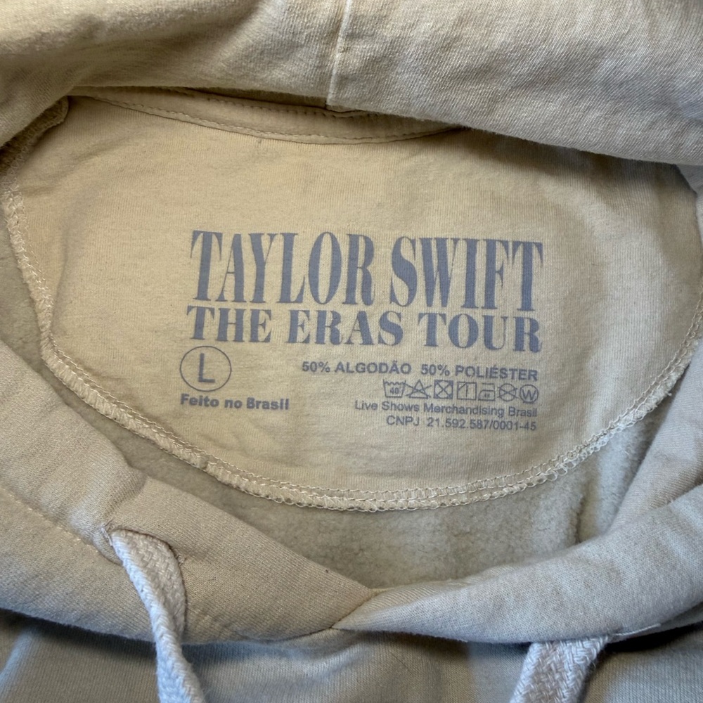 Taylor Swift Cream Hoodie - The Eras Tour - Picture 3 of 6